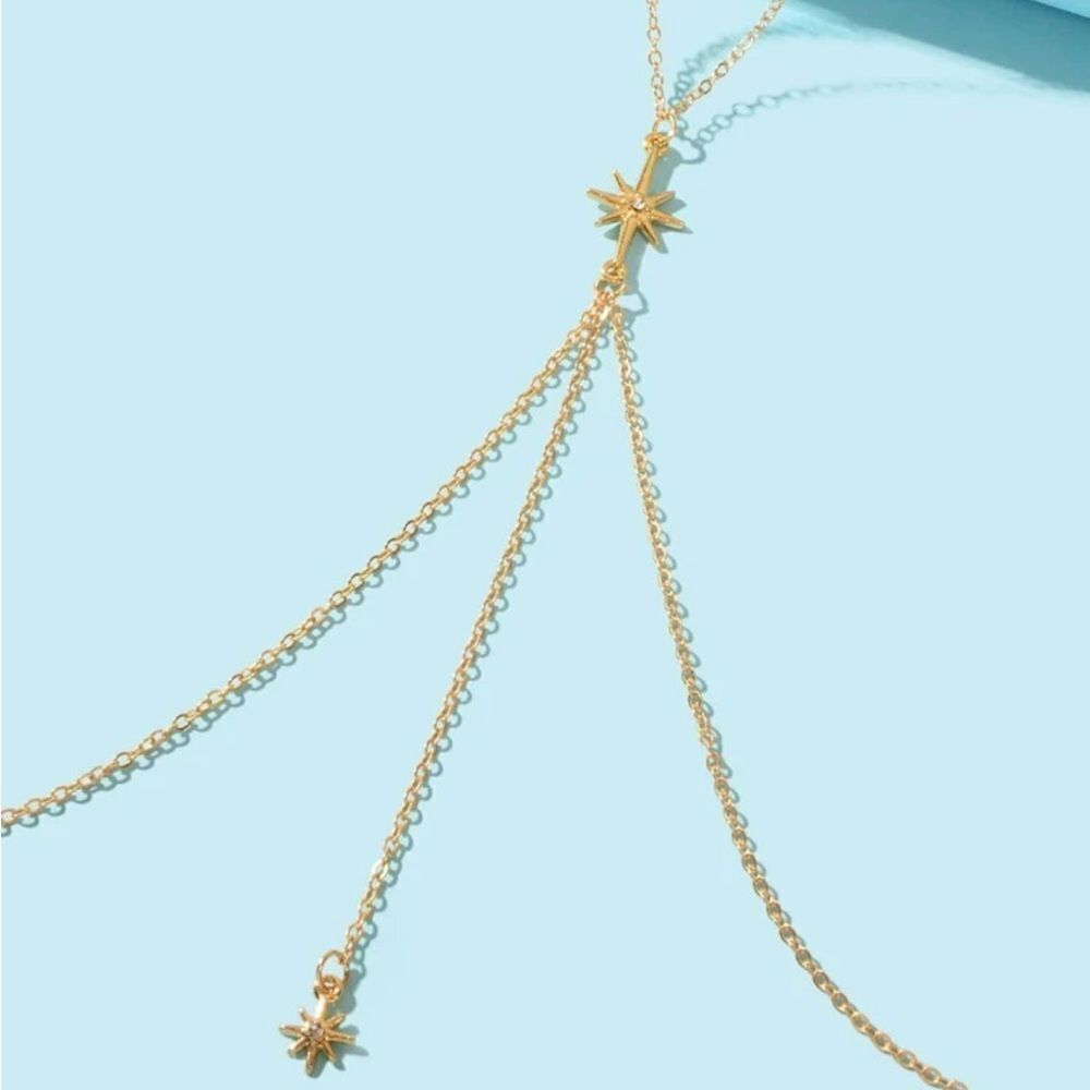 Rhinestone Decor Body Chain - Picture 4 of 9